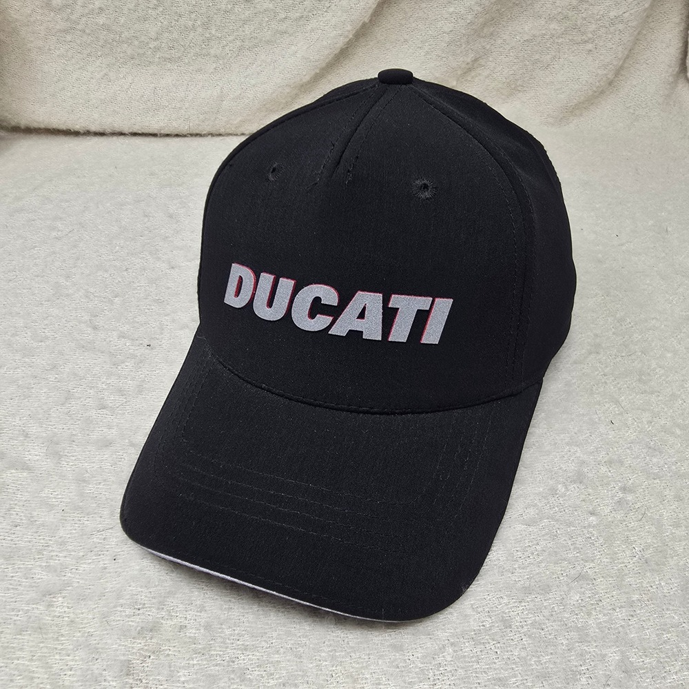 Ducati Moto Men Black‎ Perforated Performance Racing Hat